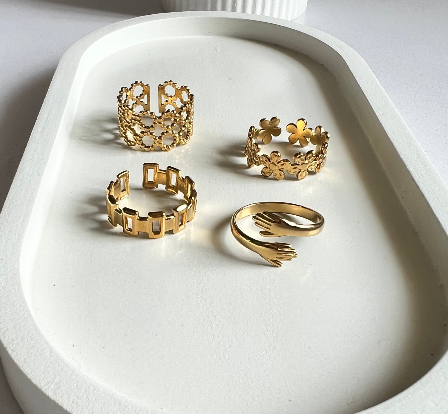 Anti Tarnish Finger Rings