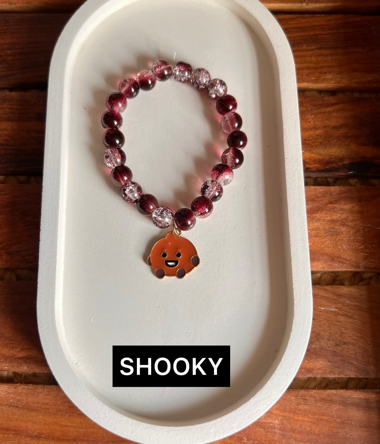 Cute BTS BT21 Character Charm Bracelets - Set Of 5