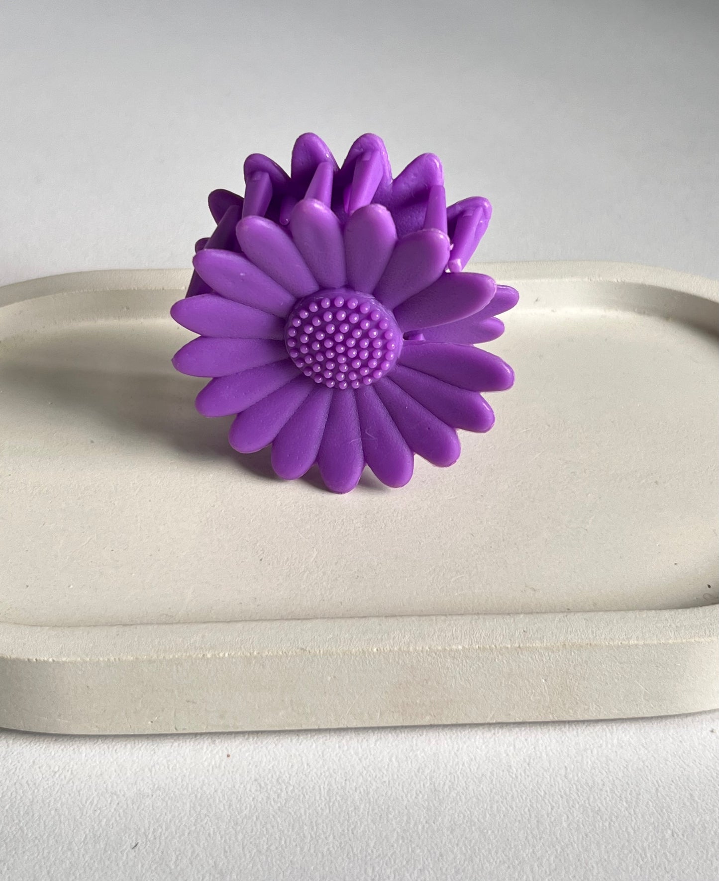 Pinteresty Sunflower Mini Claw Clip - Purple