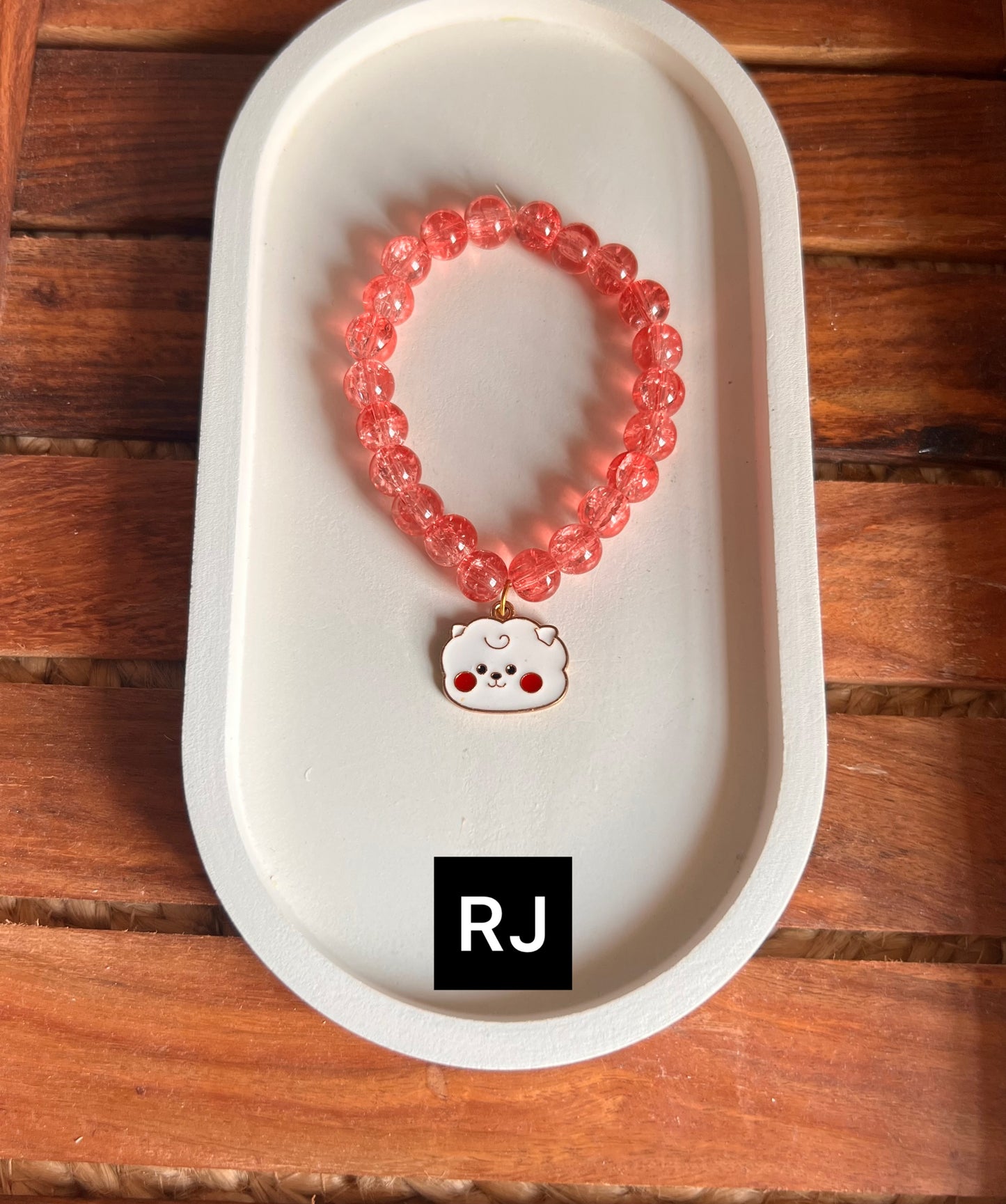 Cute BTS BT21 Character Charm Bracelets - Set Of 5