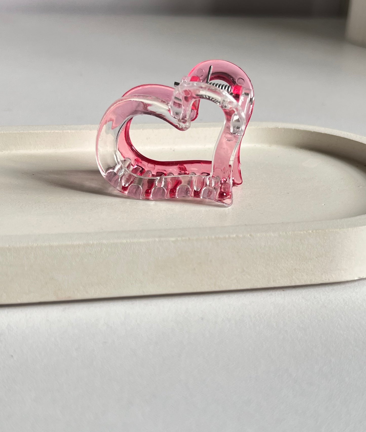 Flower Kiss & Heart Bliss Mini Clips (2 Pieces) - Pink