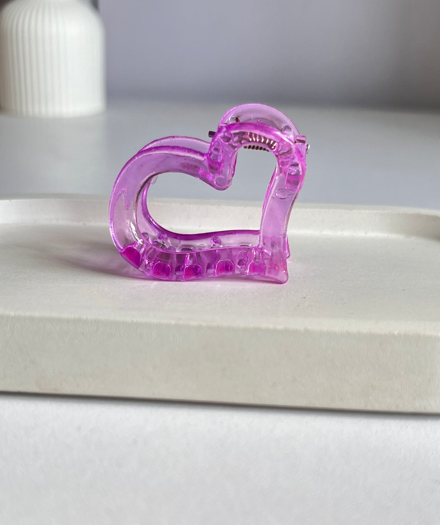 Petal & Heart Combo Heart Clip