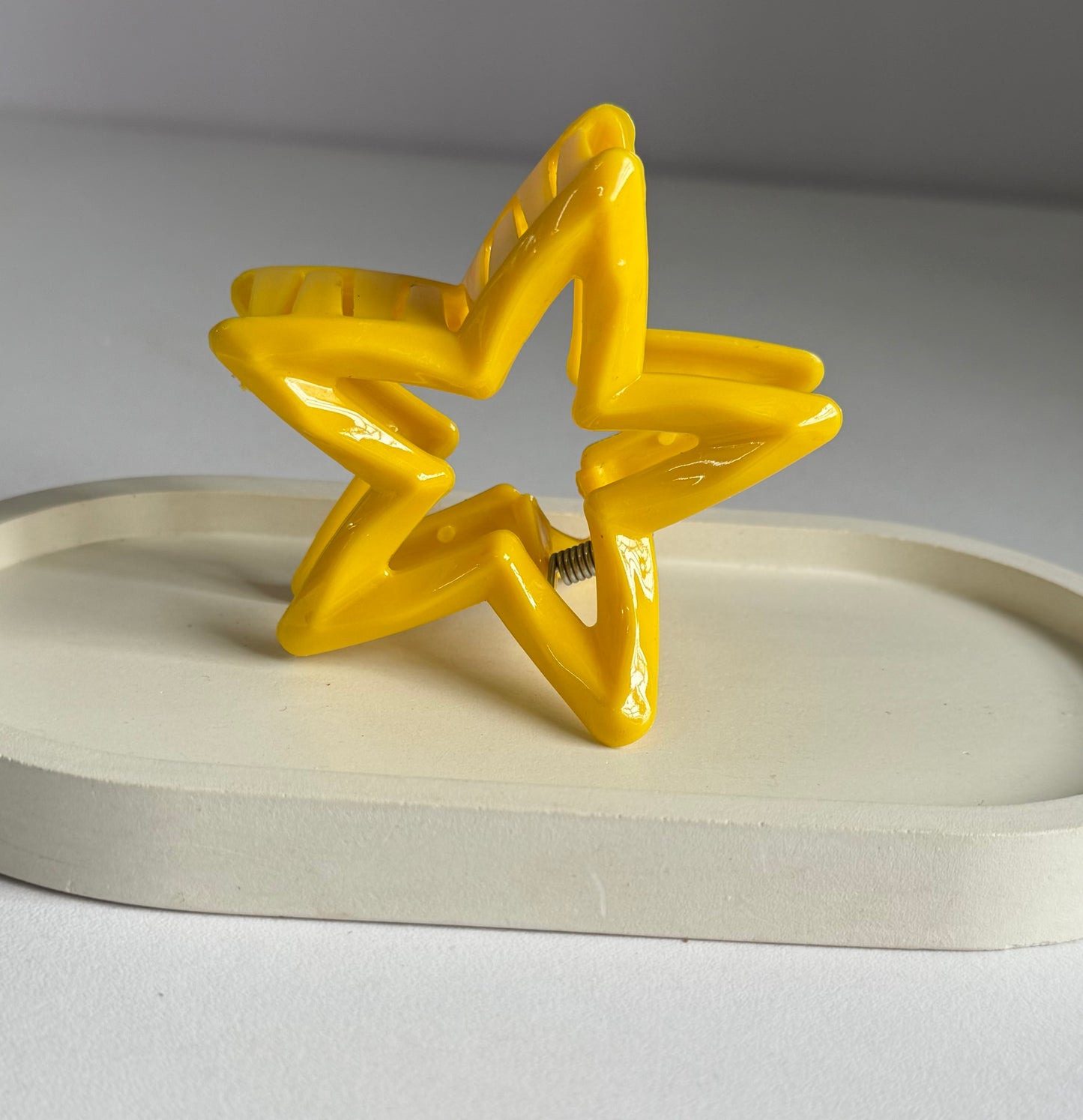 Twinkle Shine Claw Clip - Yellow