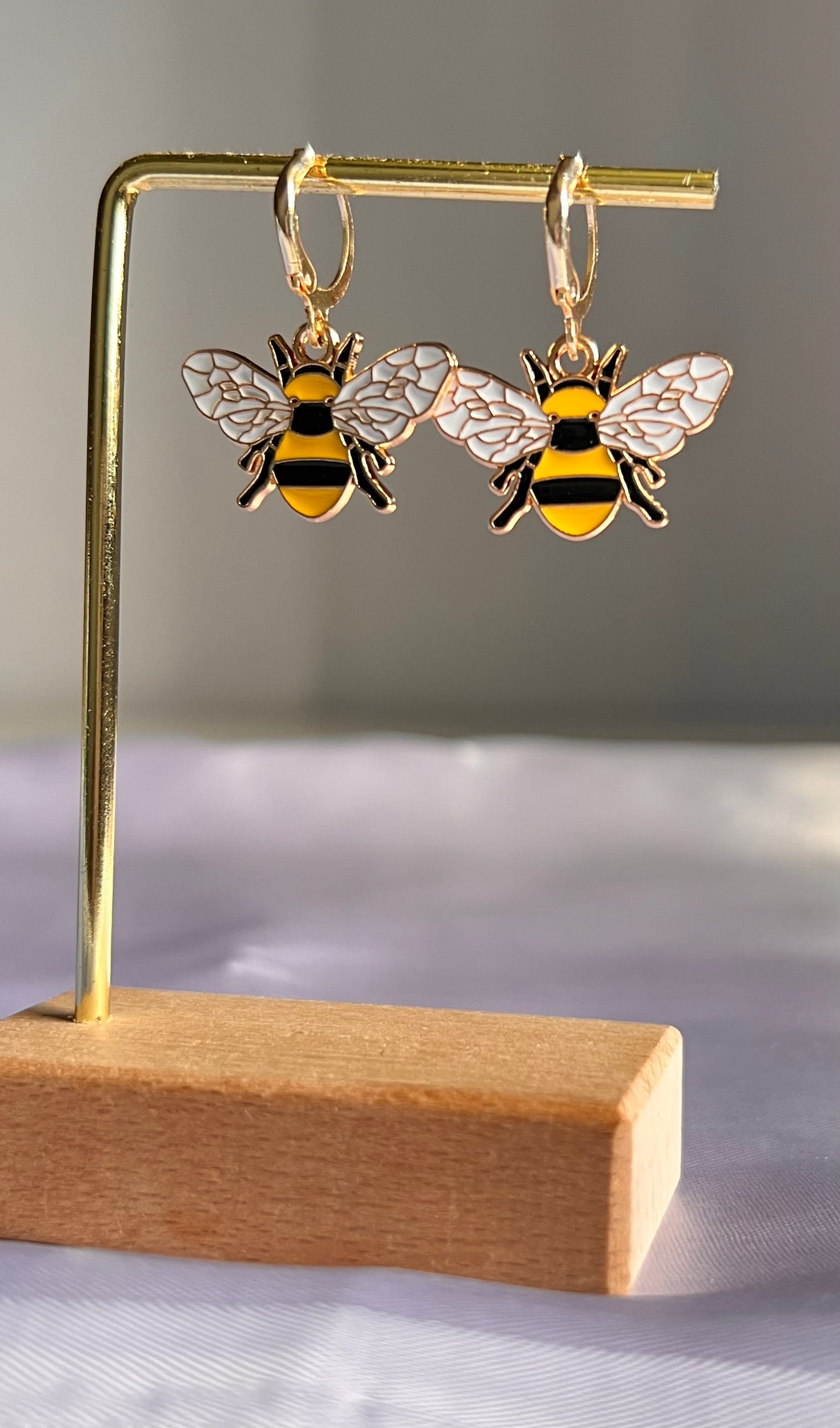 Queen Bee Hoops Earrings