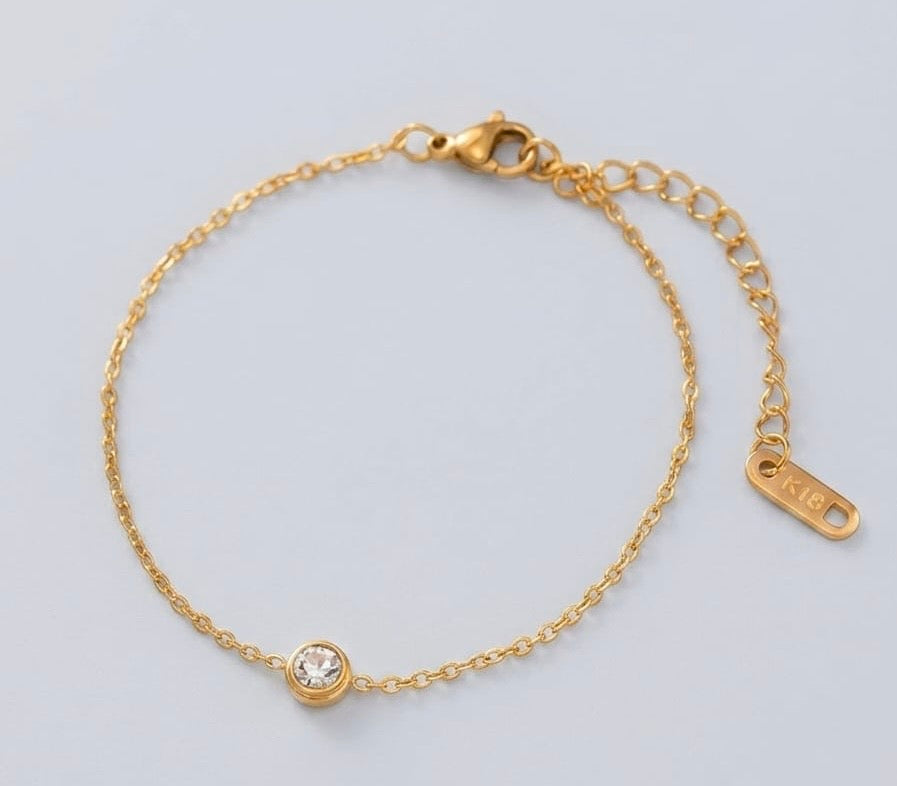 Dainty Twinkle Anti Tarnish Chain Bracelet