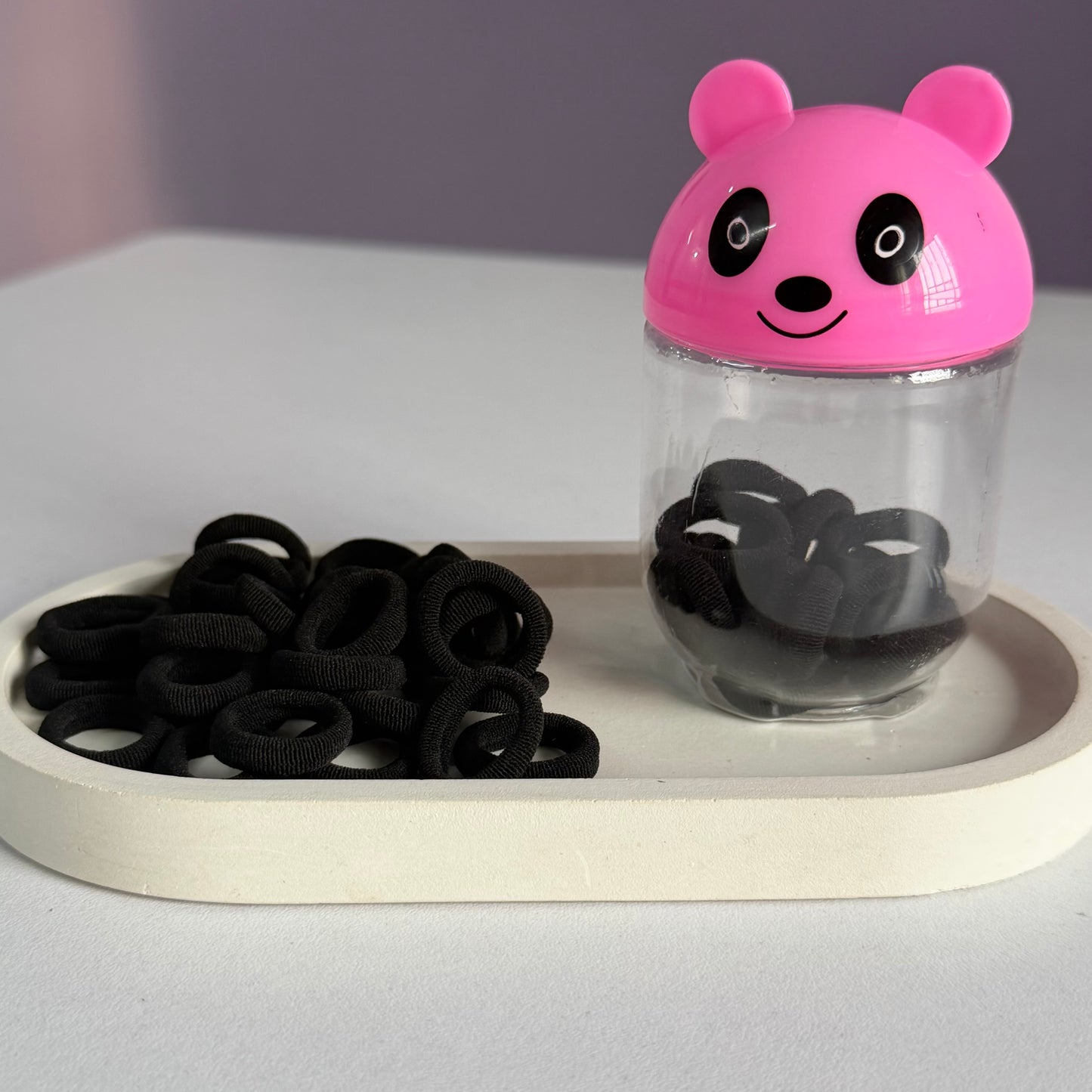 Black Basic Mini Hairband Set