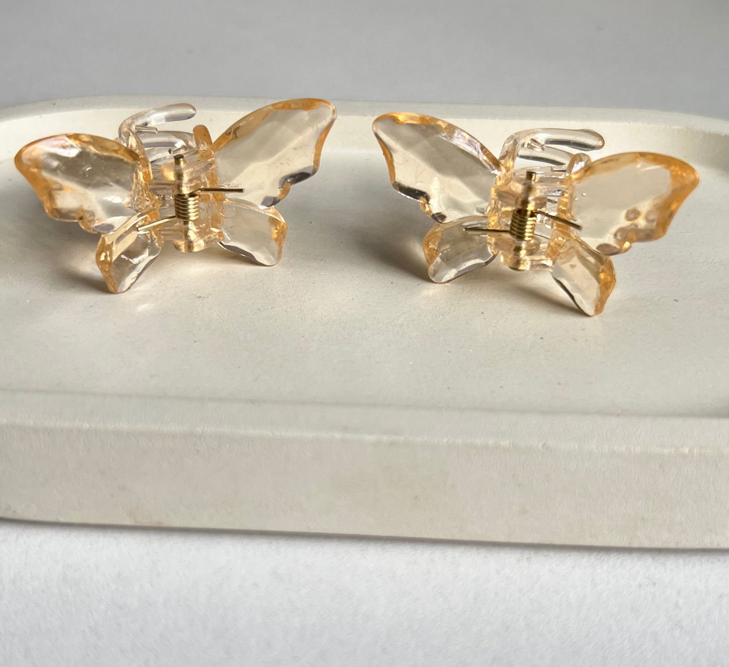 Twin Wings Mini Butterfly Hair Clips (2 Pieces) - Pastel