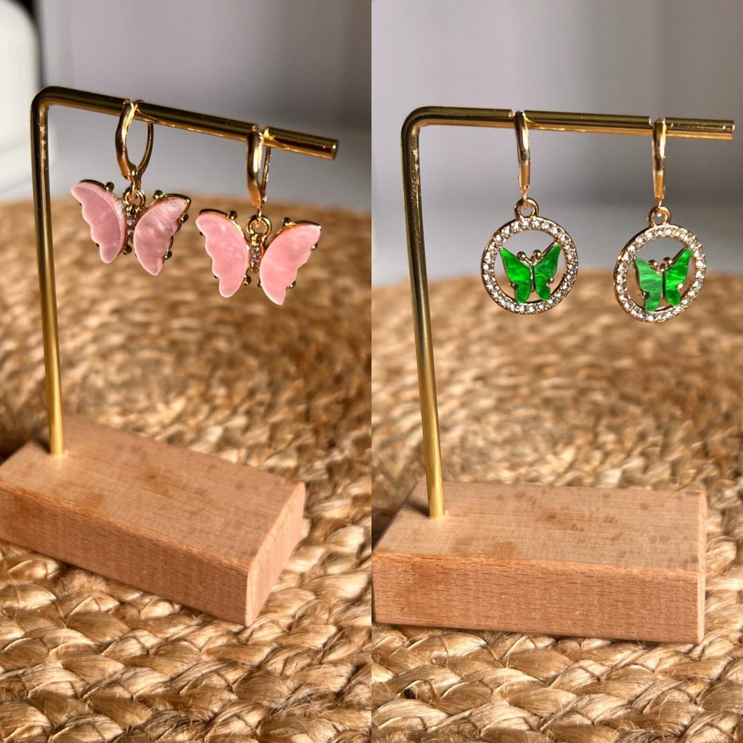 Cute ButterflyCombo Earrings Set Of 2