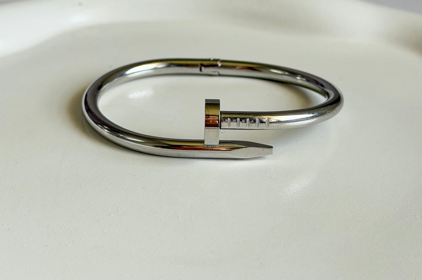 Trendy Tarnish Free Nail Bracelet - Baby Size ( Lean Wrist Fit)