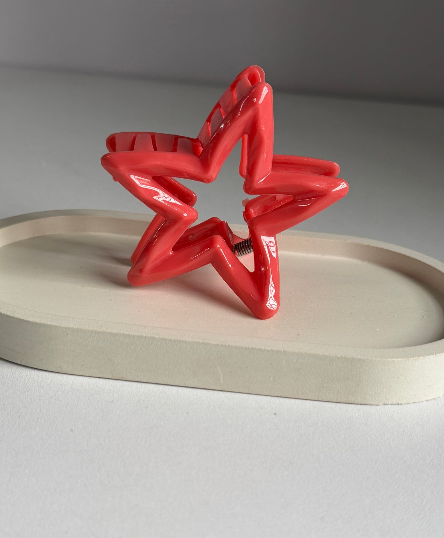 Twinkle Shine Claw Clip - Red