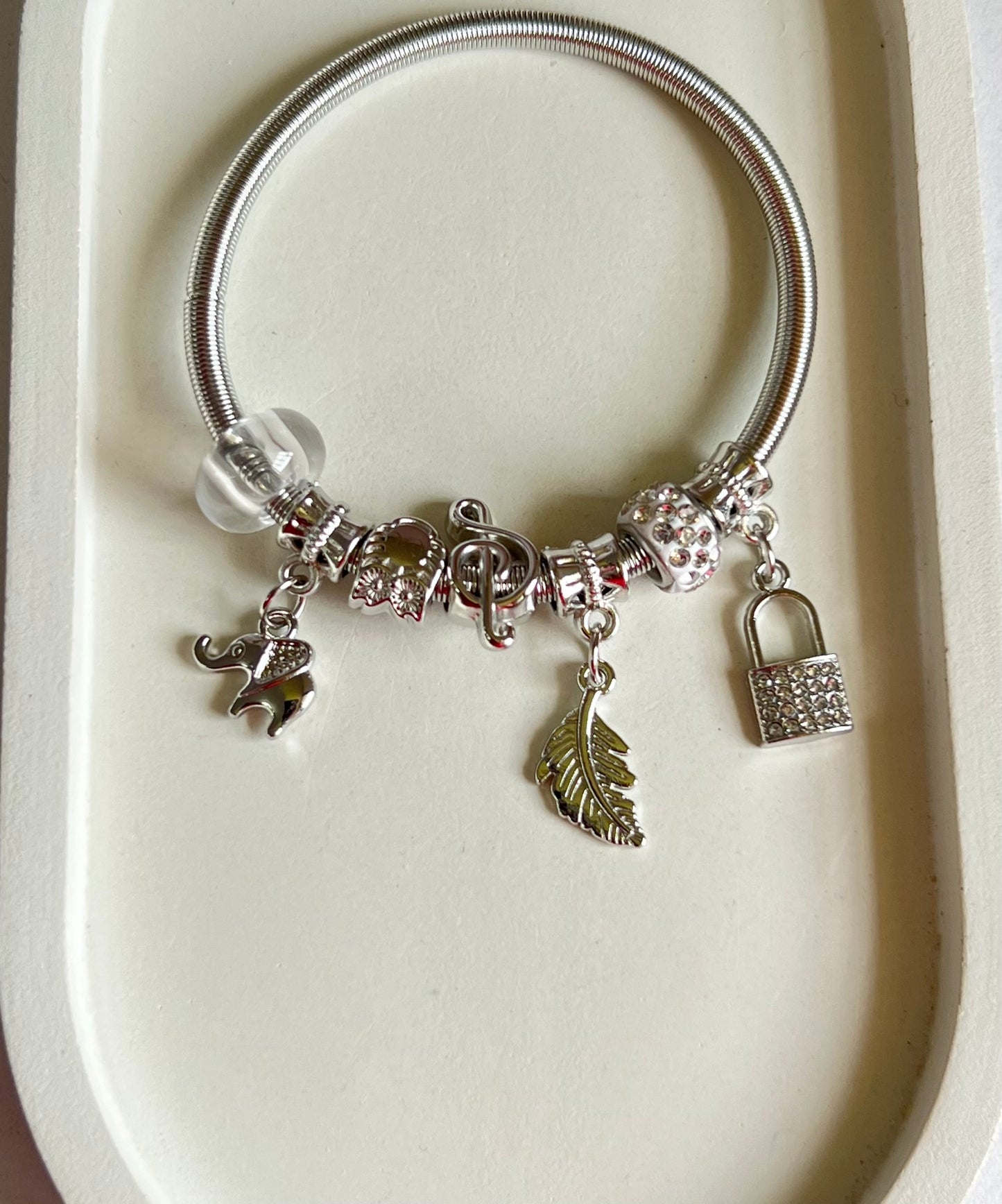 Mystic Meadow Pandora Style Charm Bracelet