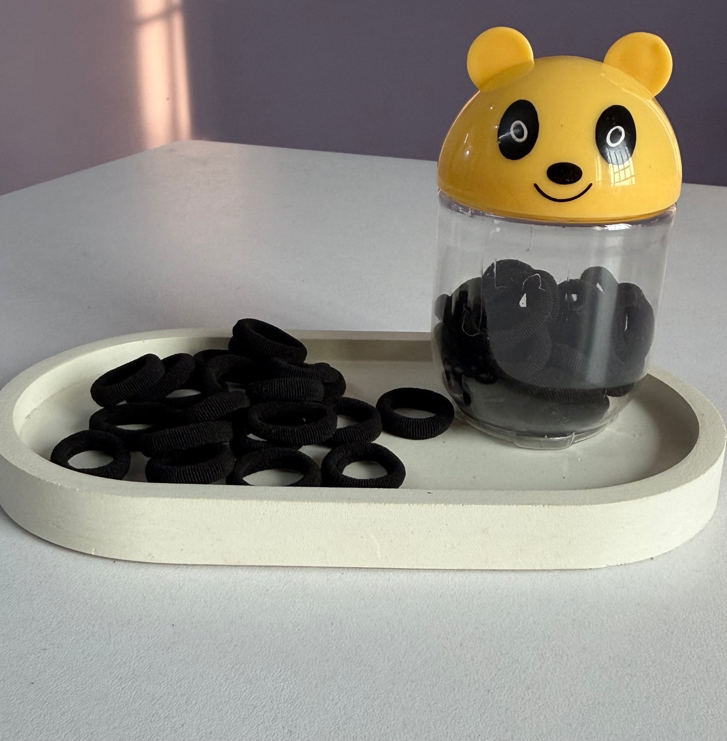 Black Basic Mini Hairband Set