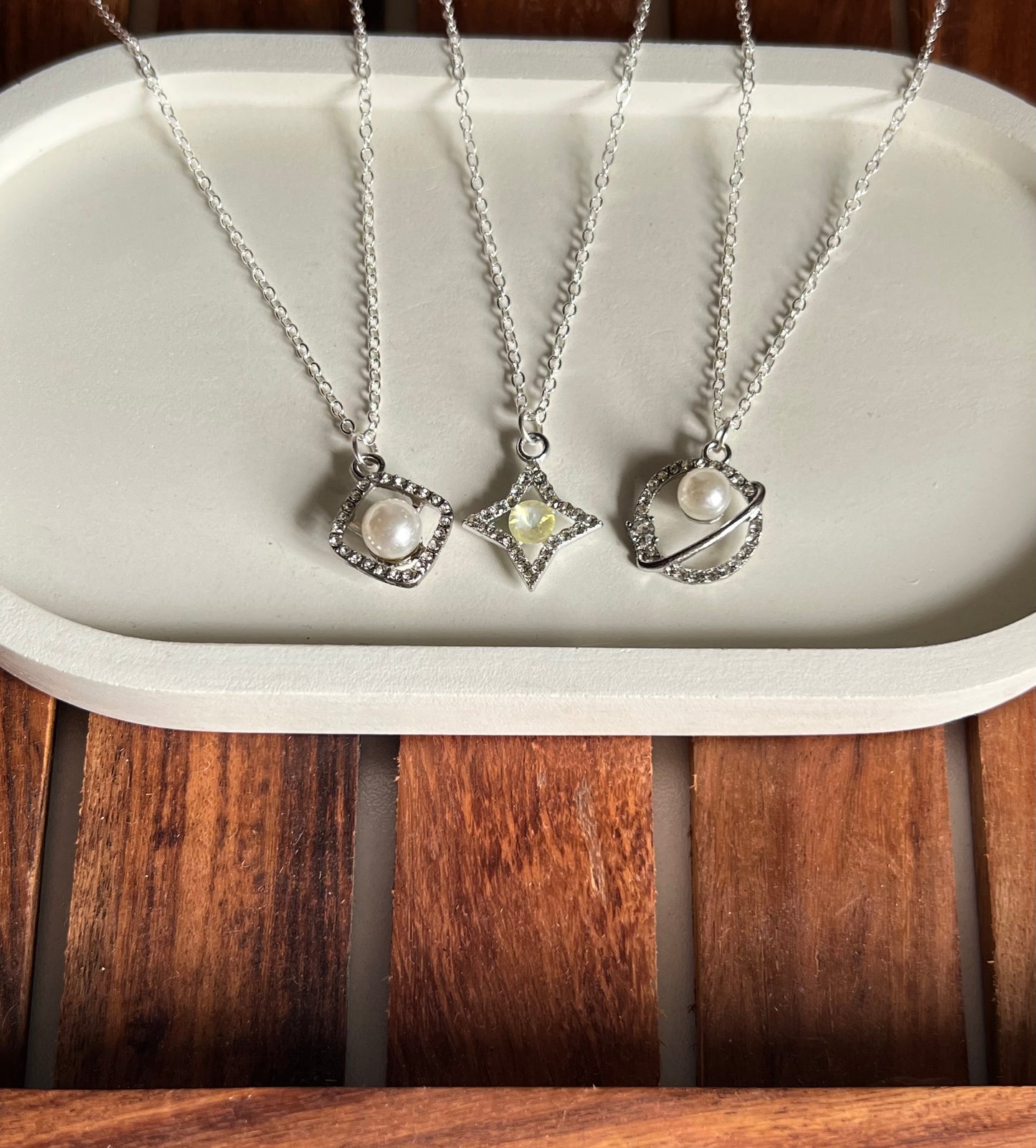 Charm Trio - Set of 3 Dainty Neck Chains