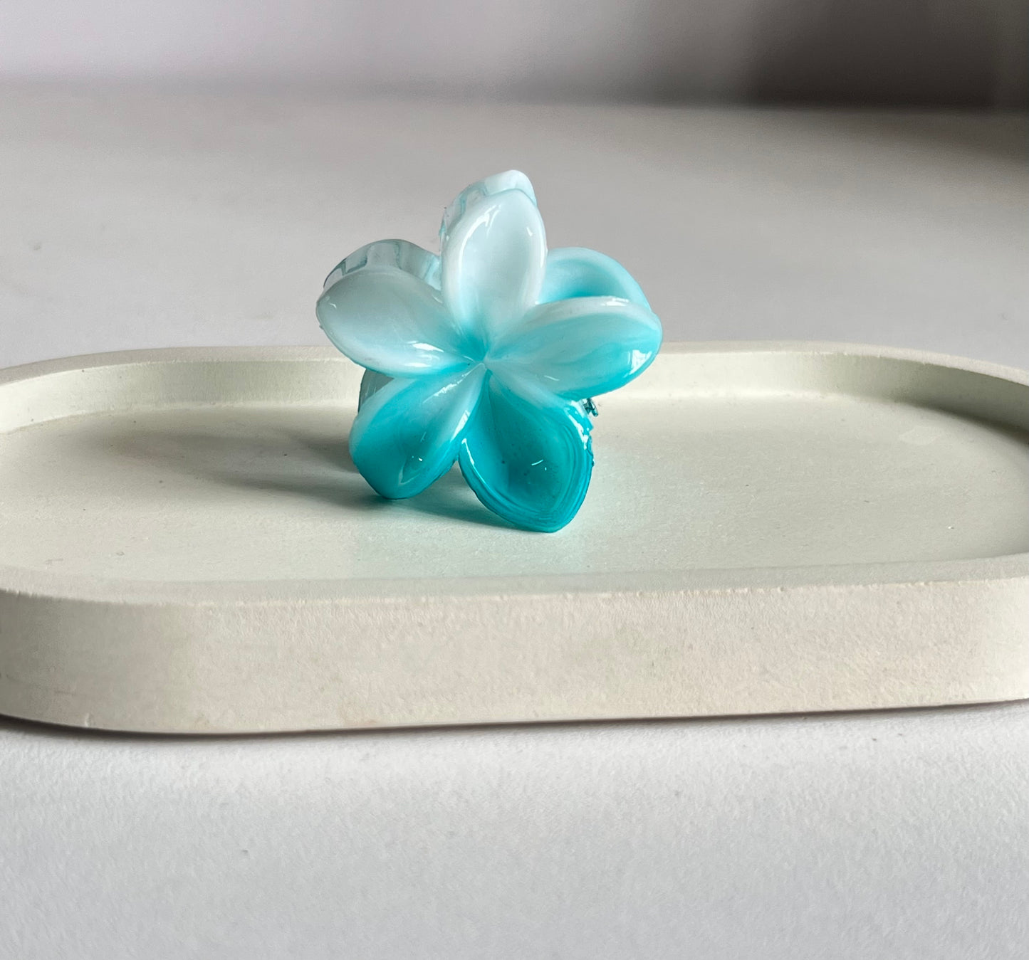 Flower Kiss & Heart Bliss Mini Clips (2 Pieces) - Light Blue