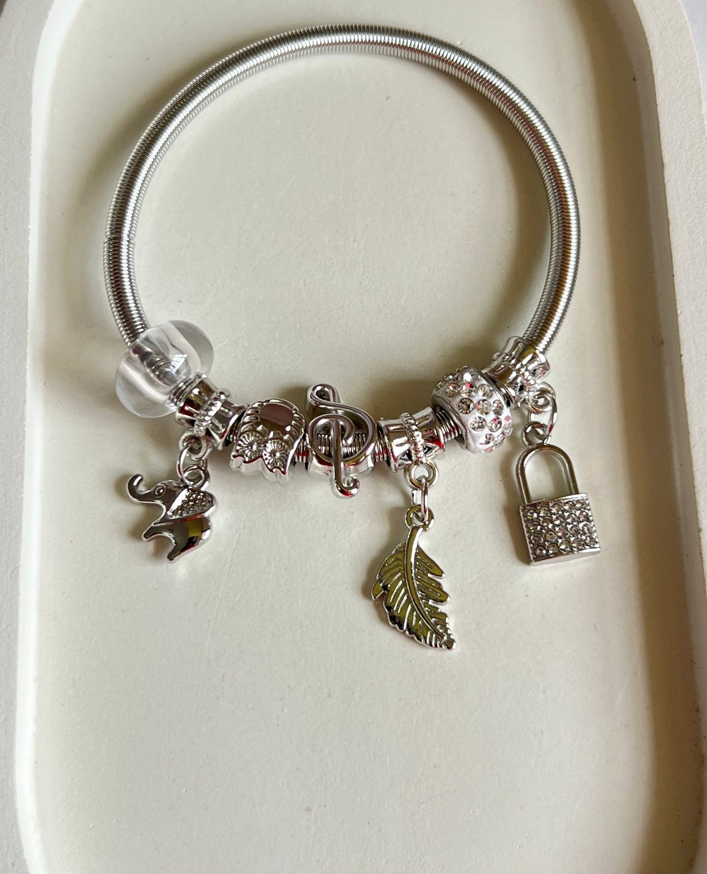 Mystic Meadow Pandora Style Charm Bracelet