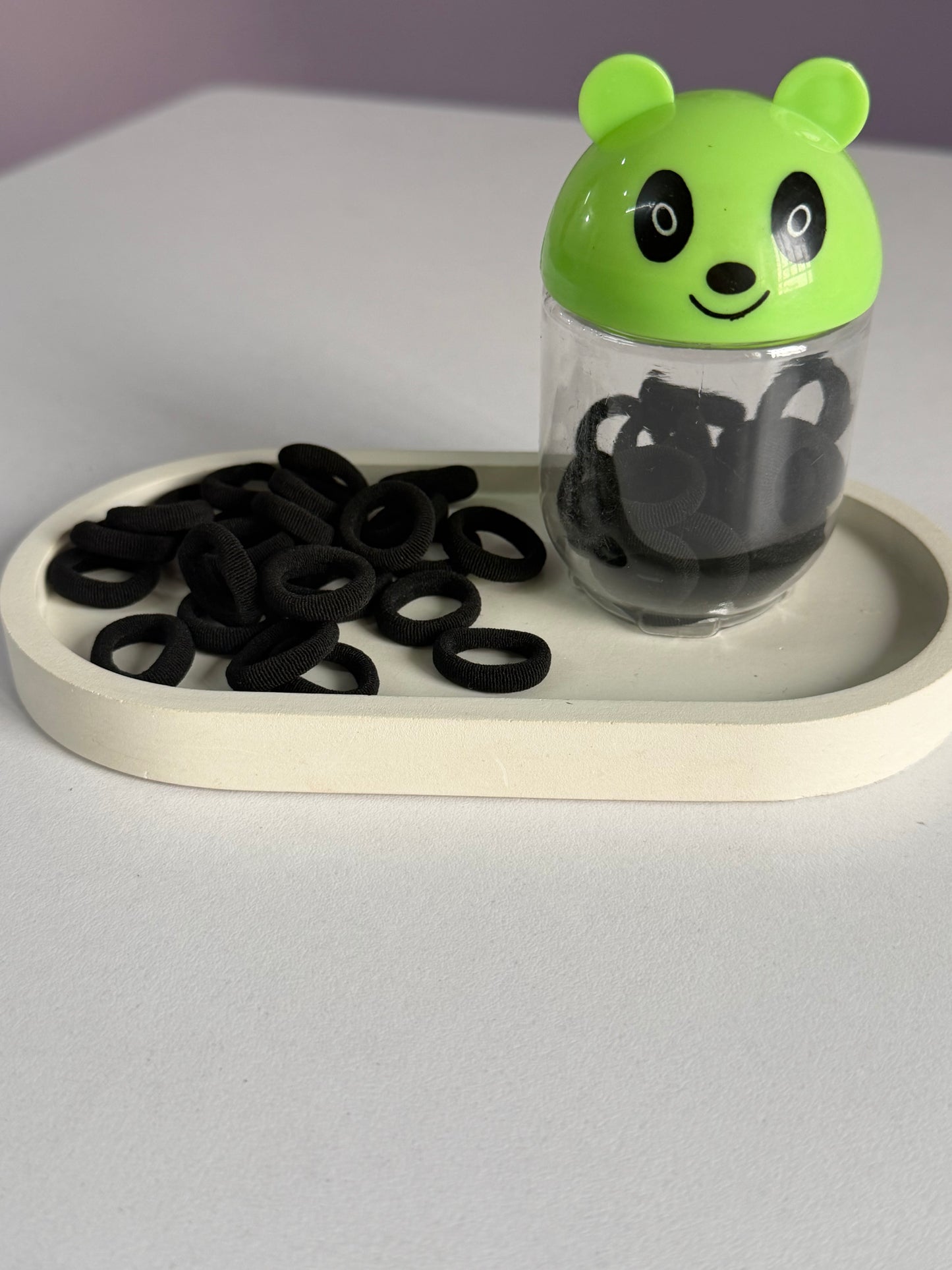 Black Basic Mini Hairband Set