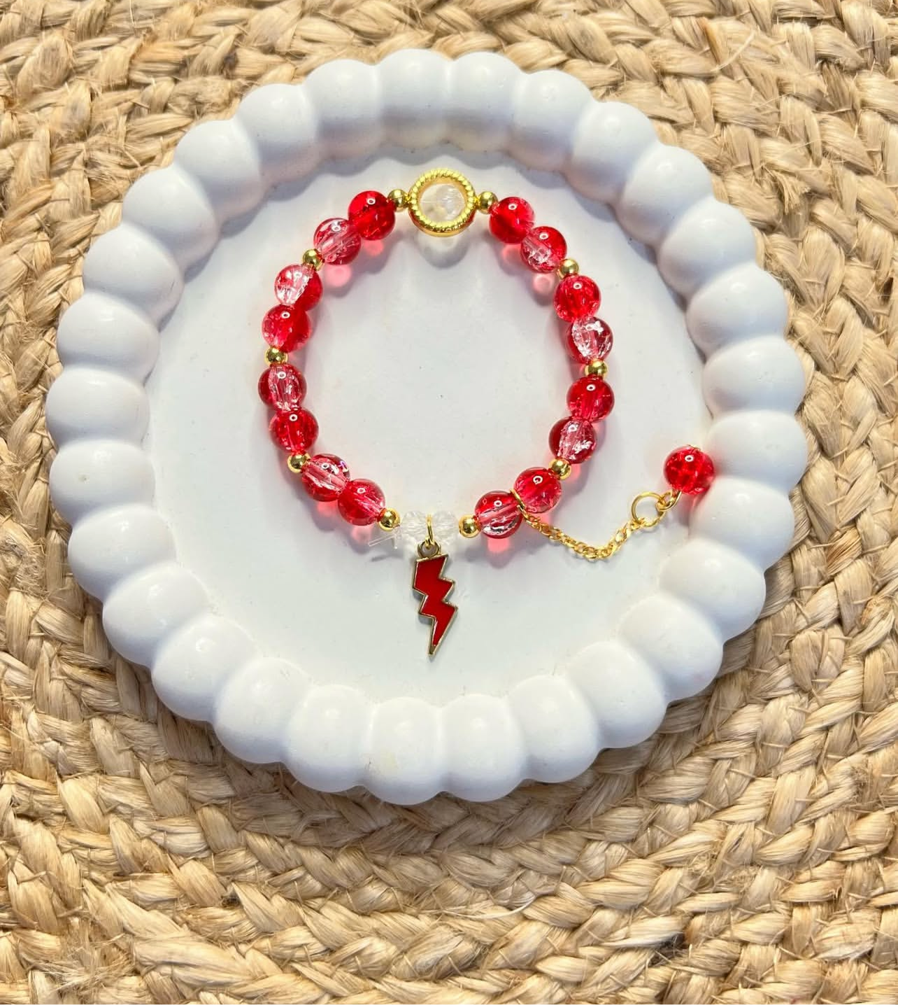 Korean Style Red Lightning Bracelet