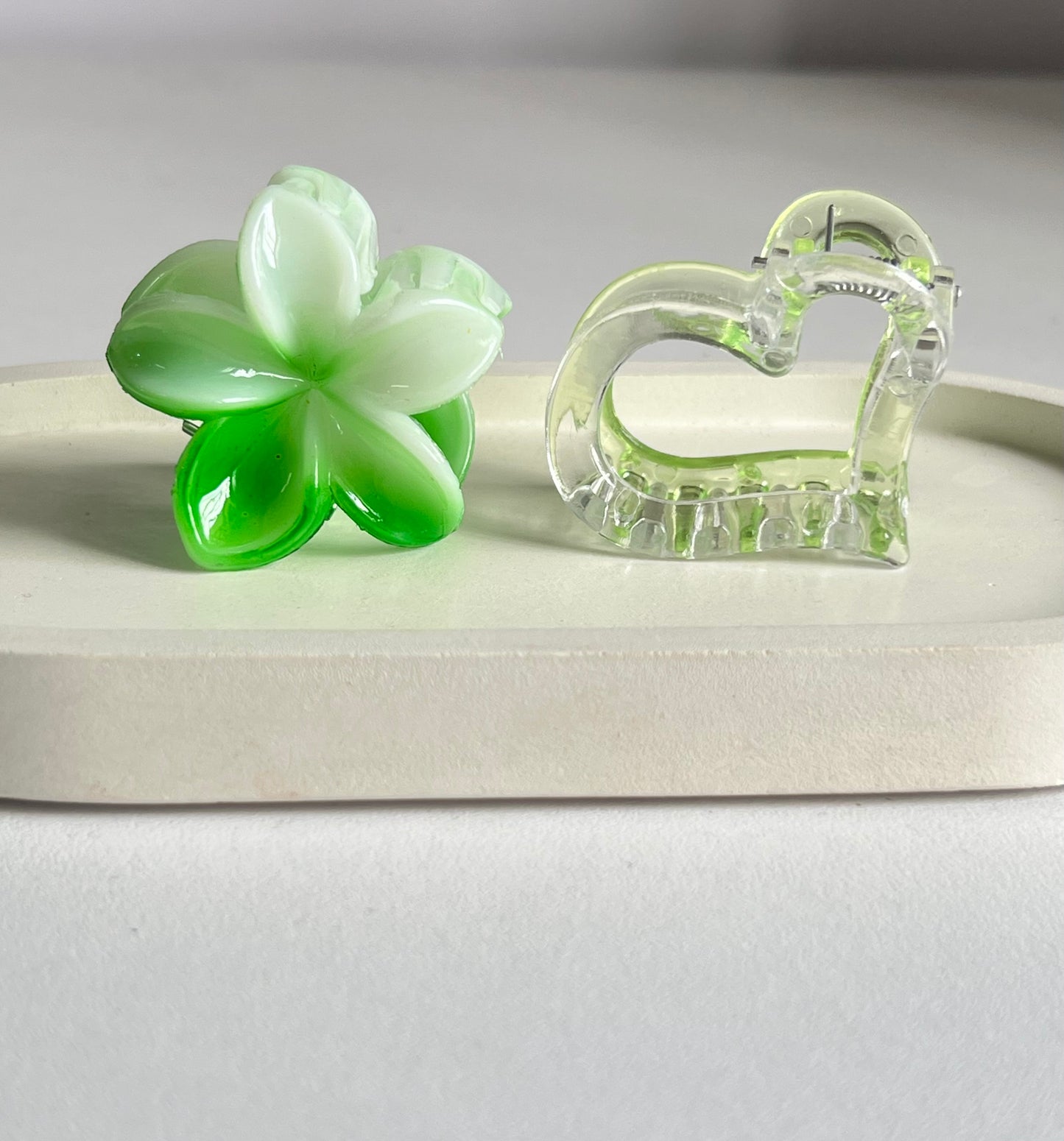 Flower Kiss & Heart Bliss Mini Clips (2 Pieces)
