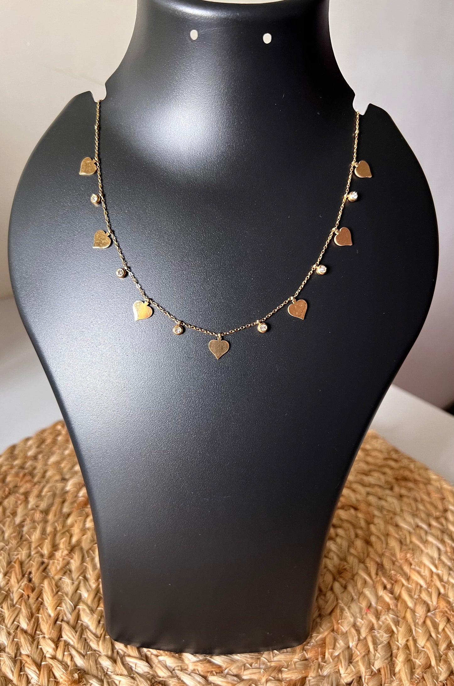 Charmed by Love - Mini Heart Neck Chain