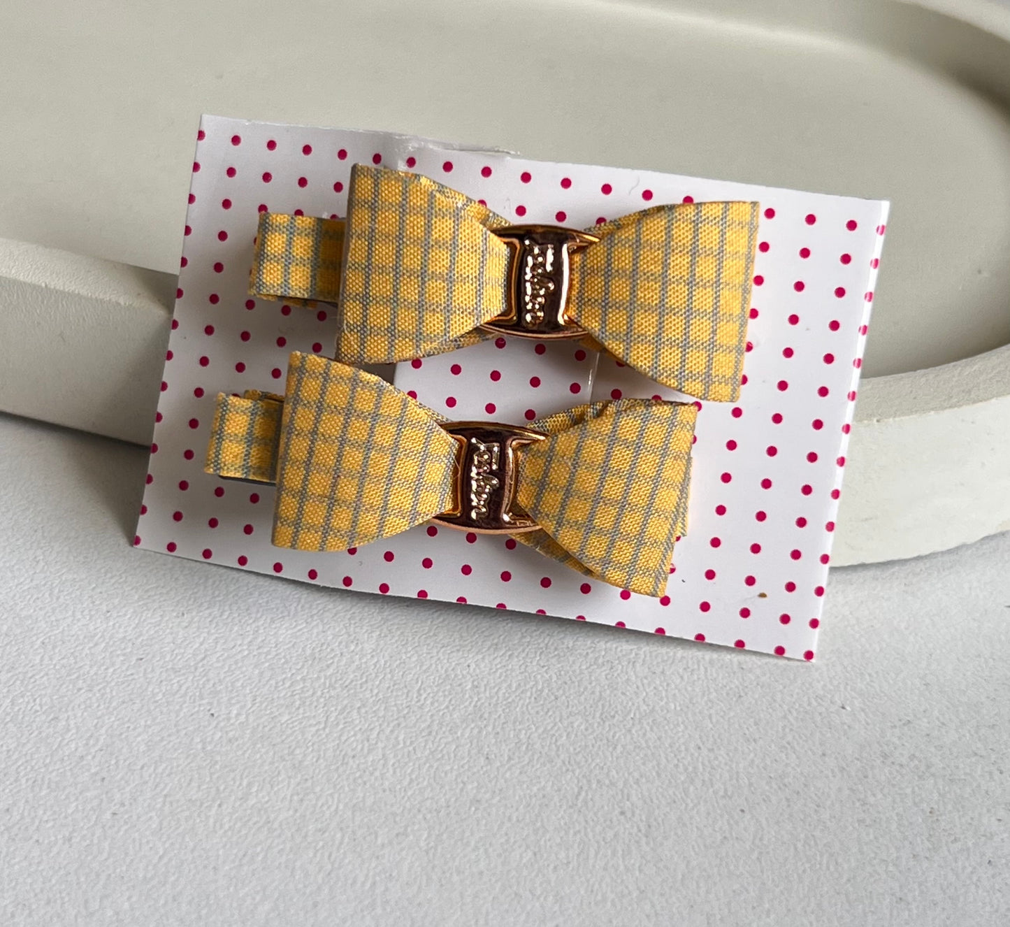 Pinteresty Bow Tic Tac Clip (2 Pieces) - Light Green