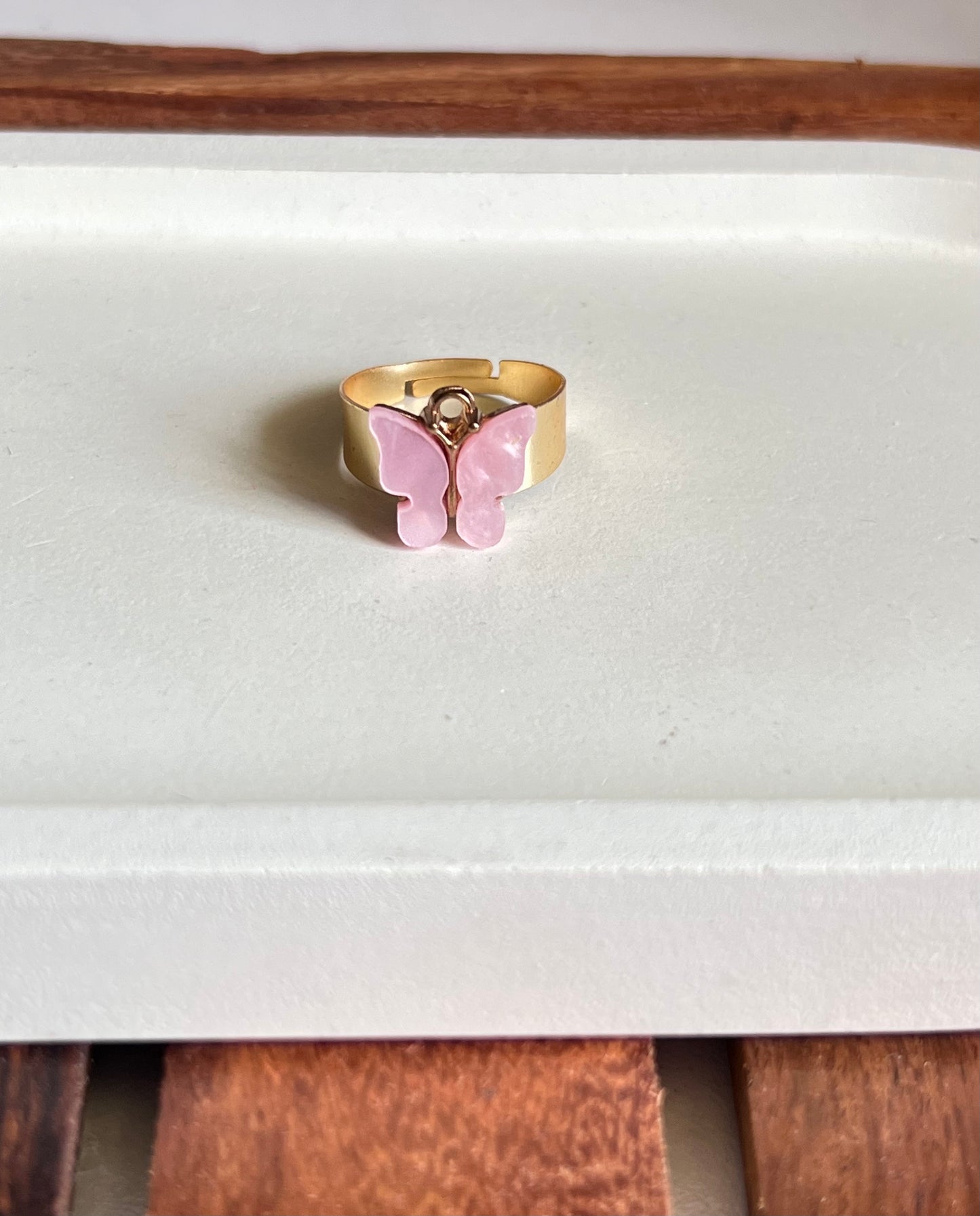 Aesthetic Butterfly Adjustable Finger Rings - Set of 3