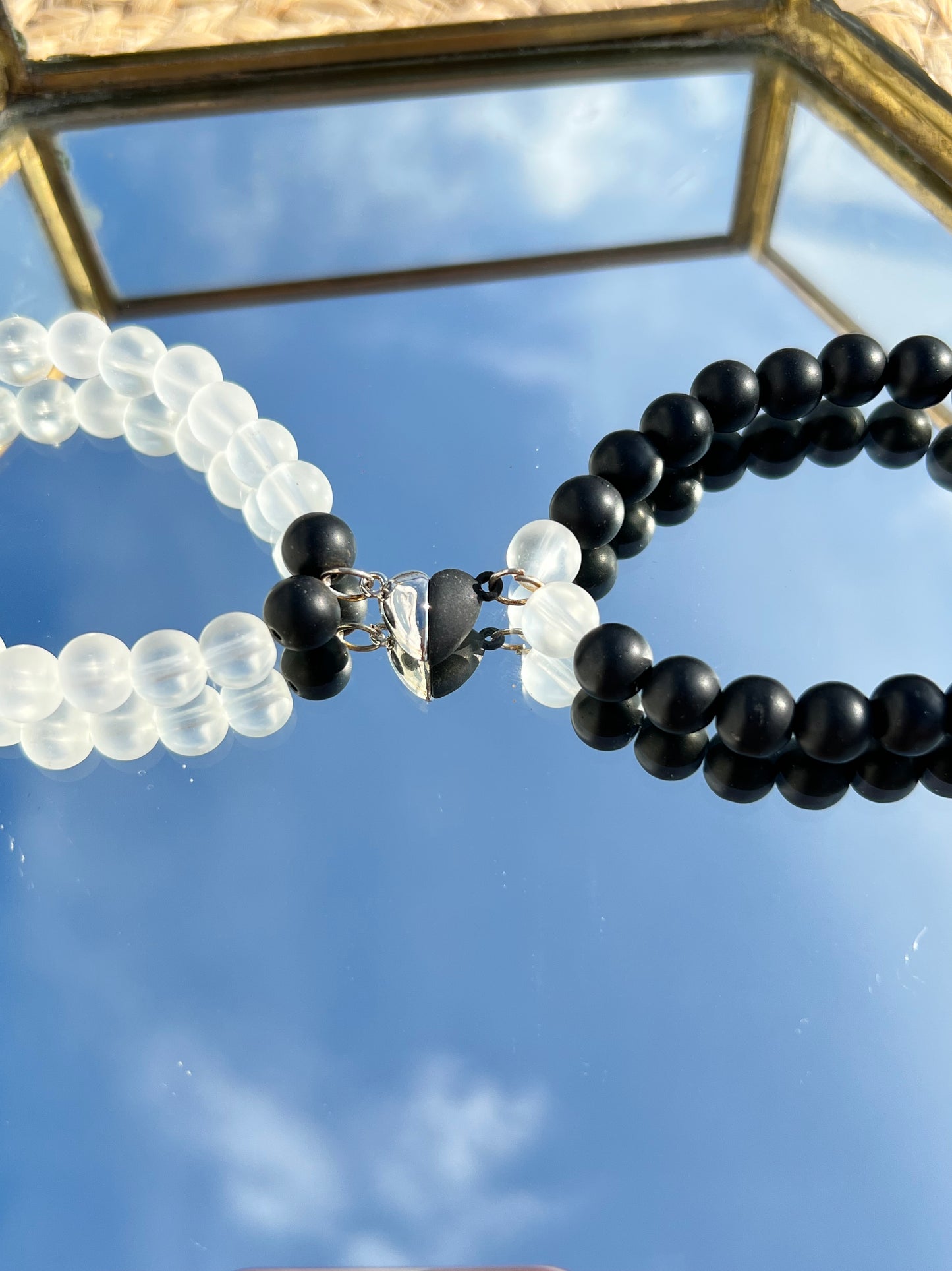 Matching Magnetic Heart Couple / Best Friends / Siblings Bracelet