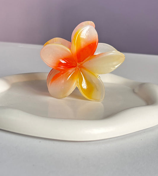 Flora Lock Bloomix Claw Clip - Orangish Yellow