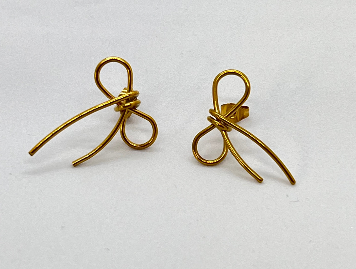 Eterna Bow Anti-Tarnish Bow Earrings
