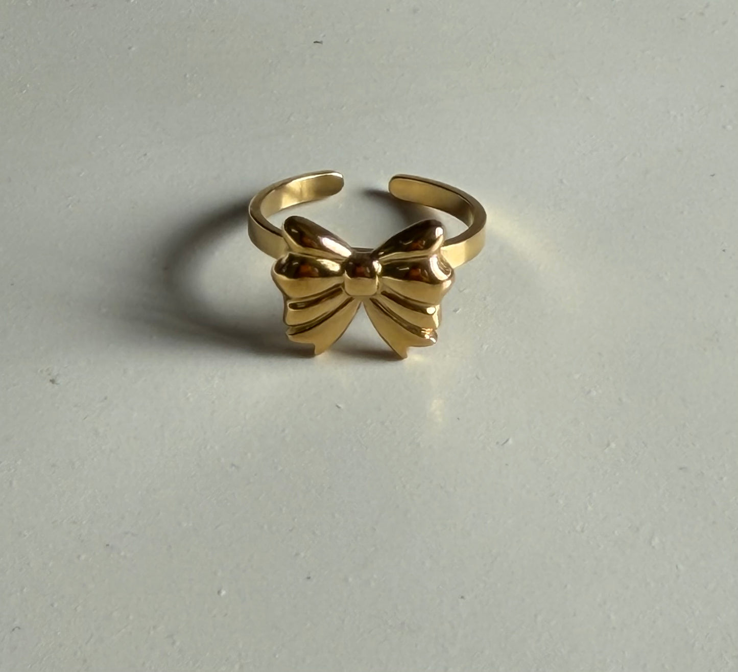 Dainty Knot Anti Tarnish Adjustable Ring