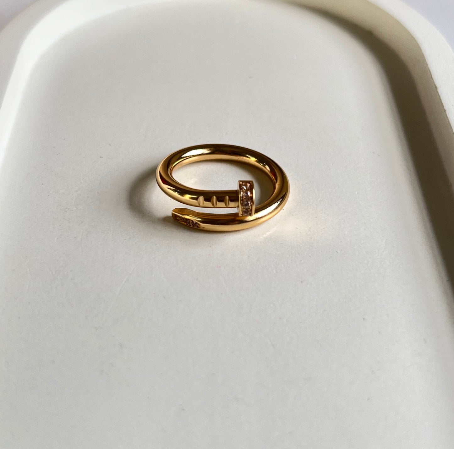 Nail It - Anti-Tarnish Ring . Size - 7