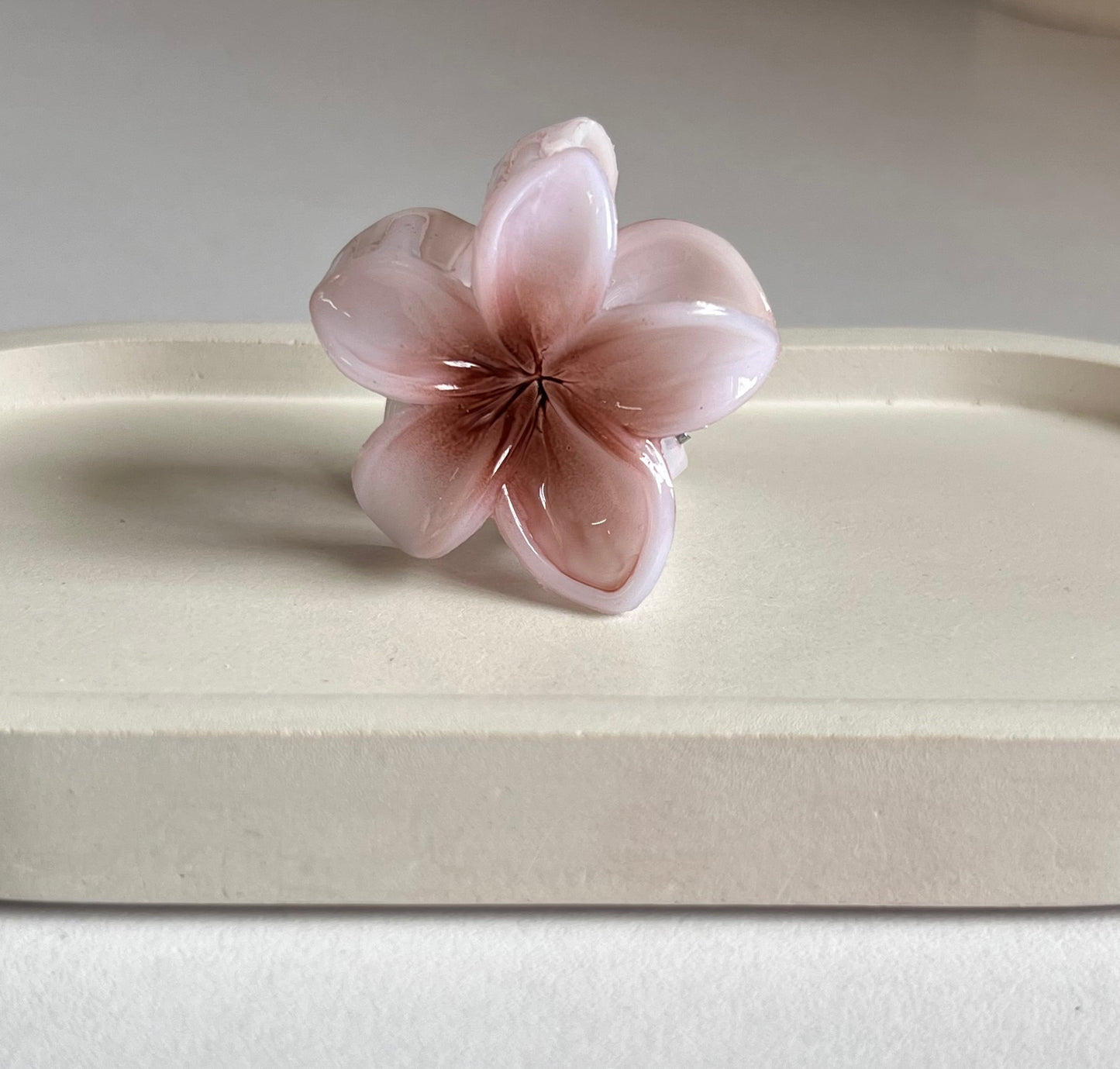 Blossom Trio Mini Hair Clips ( 3 Pieces) -Purple, Brown , Dark Blur