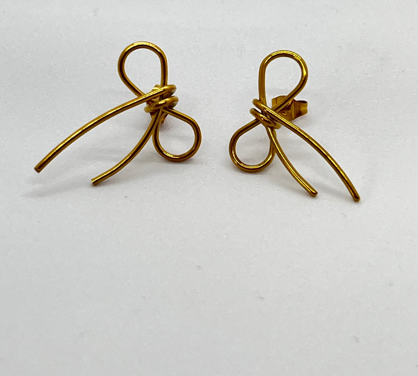 Eterna Bow Anti-Tarnish Bow Earrings