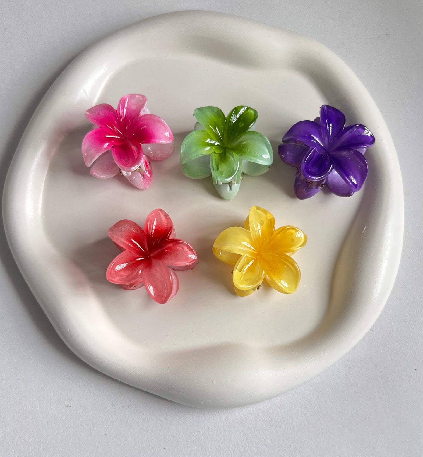 Flora Lock Mini Claw Clips - 5 Pieces