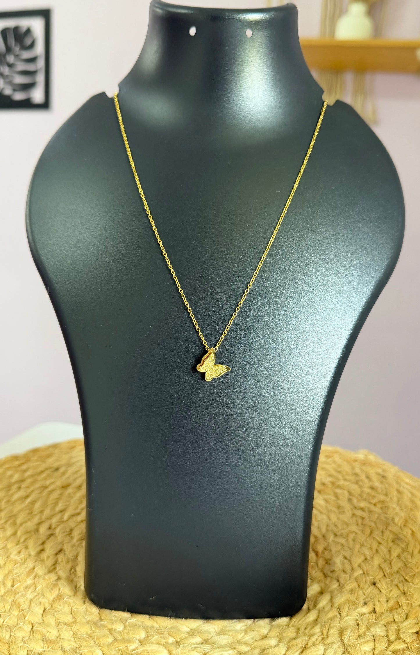 The Social Butterfly Anti Tarnish Neck Chain