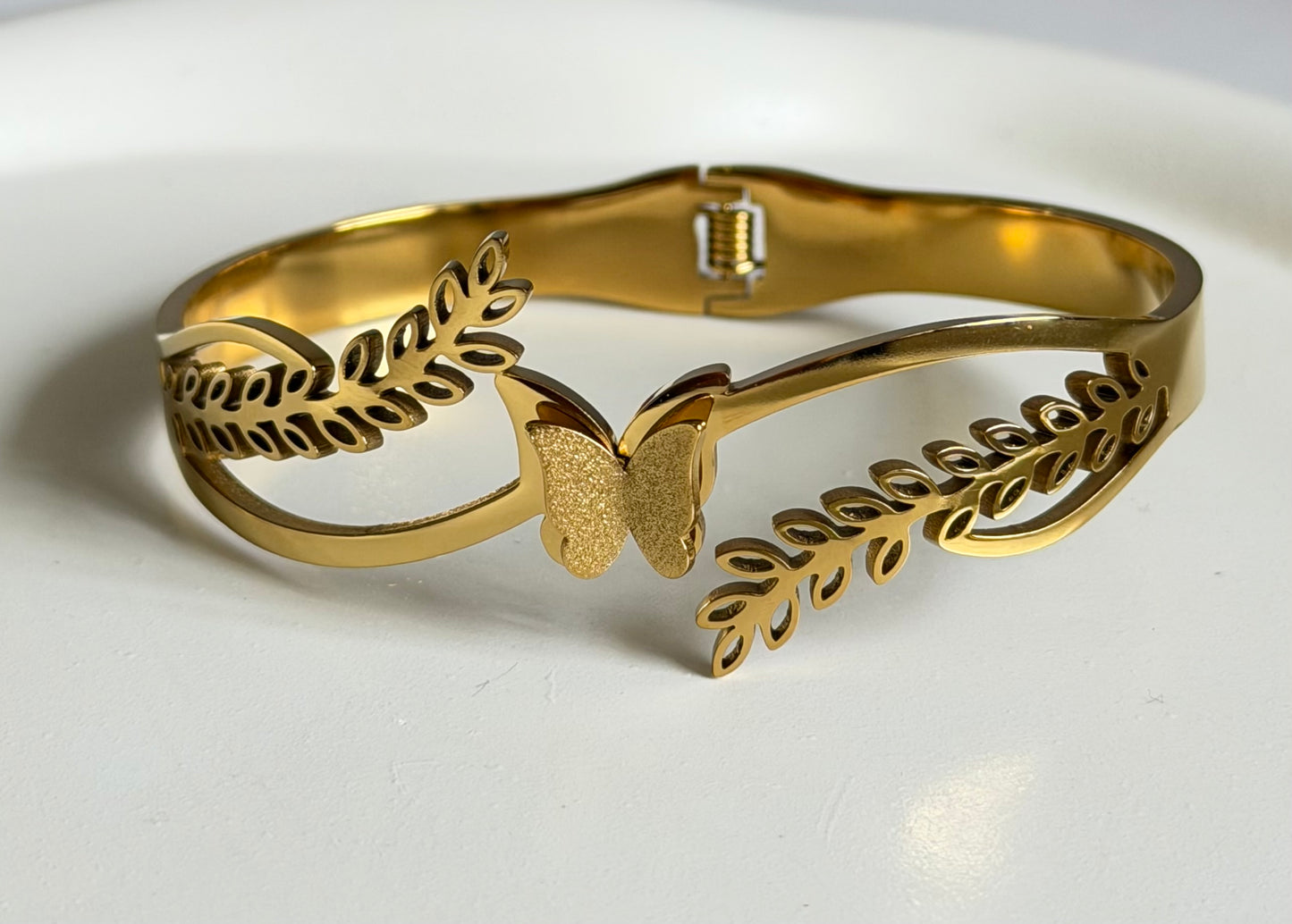 Everglow Butterfly Anti Tarnish Kada Bracelet - Regular Size