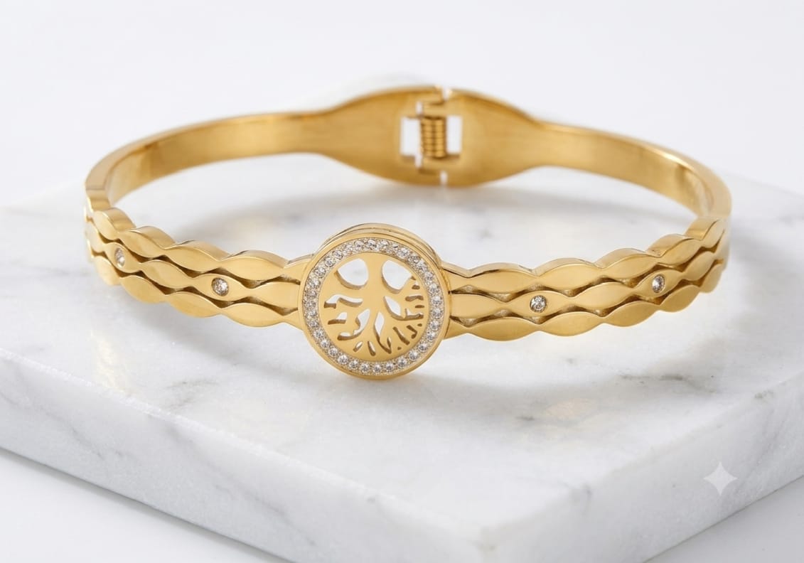 The Sovereign Oak Anti Tarnish Kada Bracelet - Regular Size