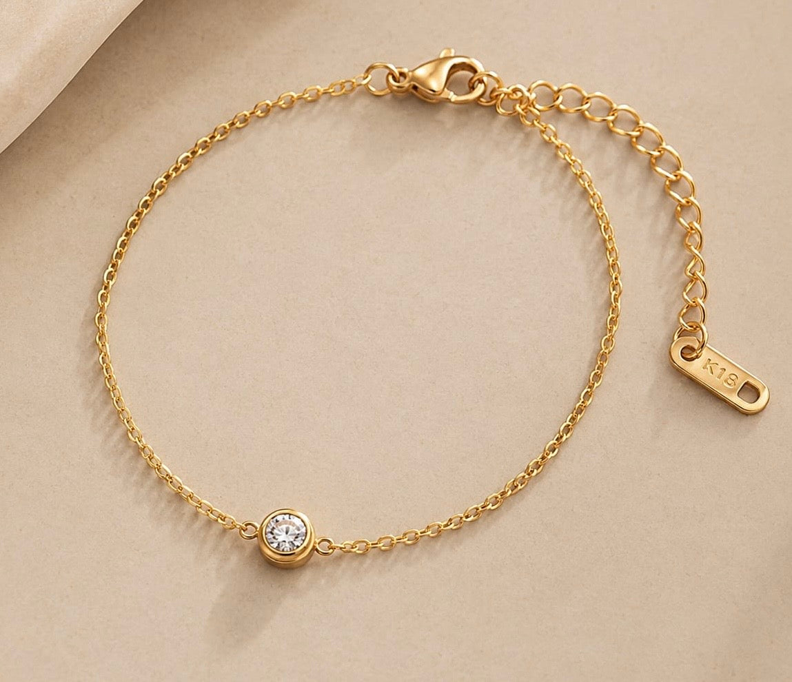 Dainty Twinkle Anti Tarnish Chain Bracelet