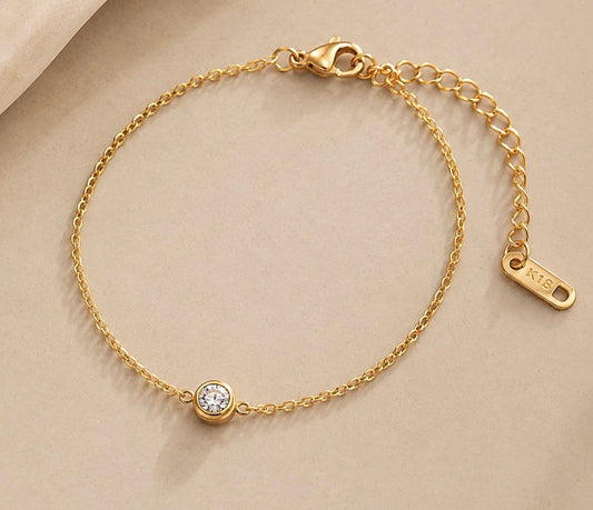 Dainty Twinkle Anti Tarnish Chain Bracelet