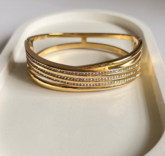 Bold Luxe Bracelet- Tarnish Free Shine