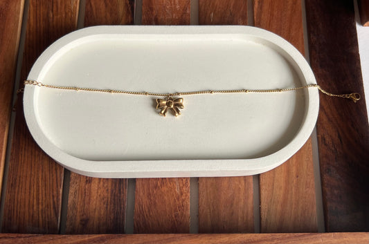 Graceful Bow Chain Bracelet- Anti-Tarnish
