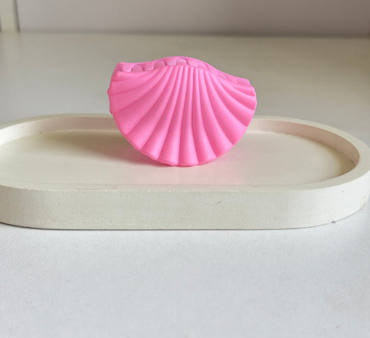 Seashell Dream Medium Size Claw Clip - Light Pink