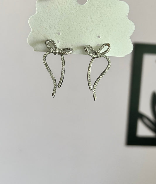 Korean Style LuxeBow Earrings