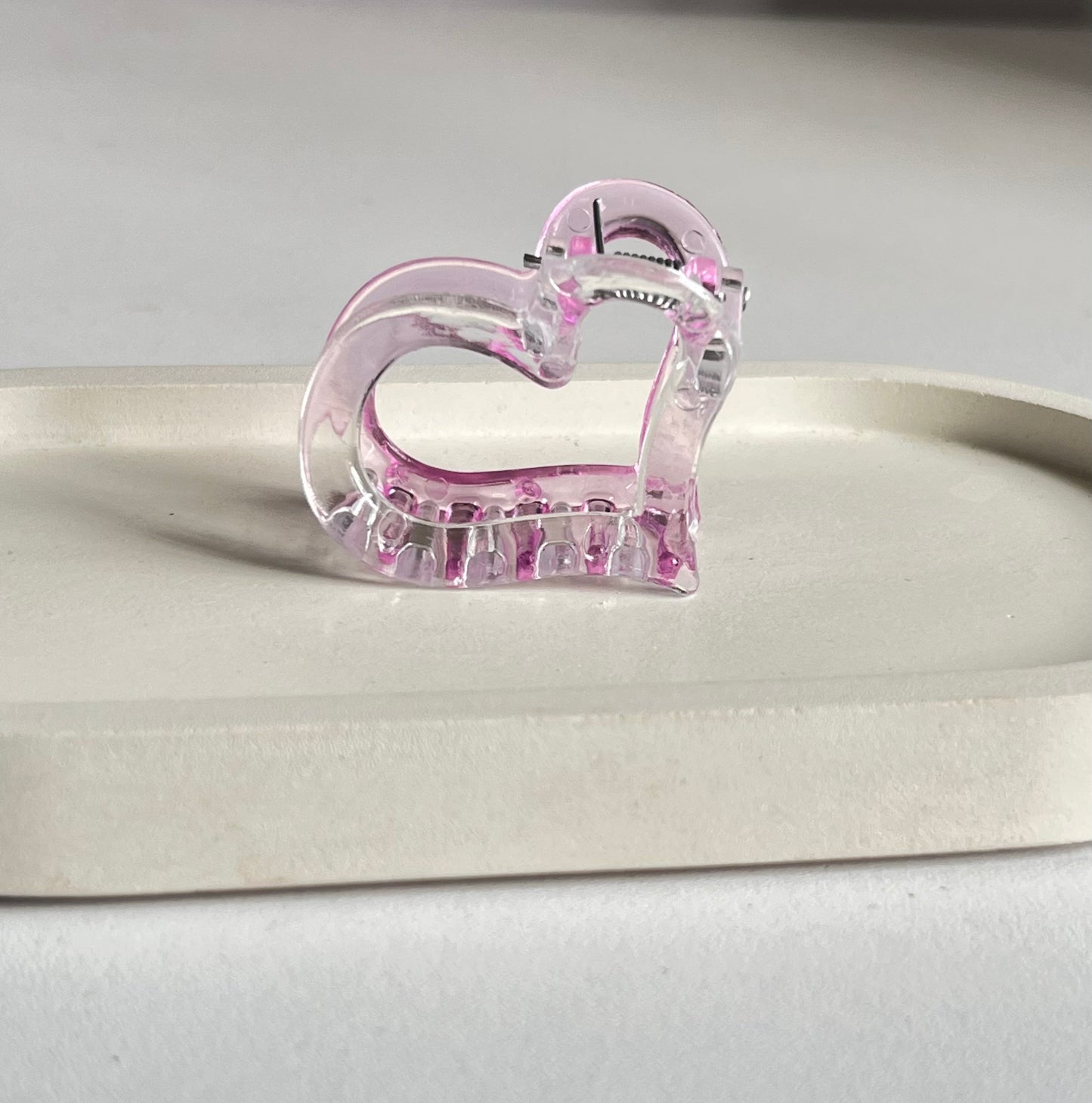 Flower Kiss & Heart Bliss Mini Clips (2 Pieces) - Red & Pink