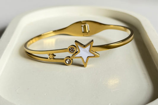 The Shooting Star Anti Tarnish Kada Bracelet - Regular Size