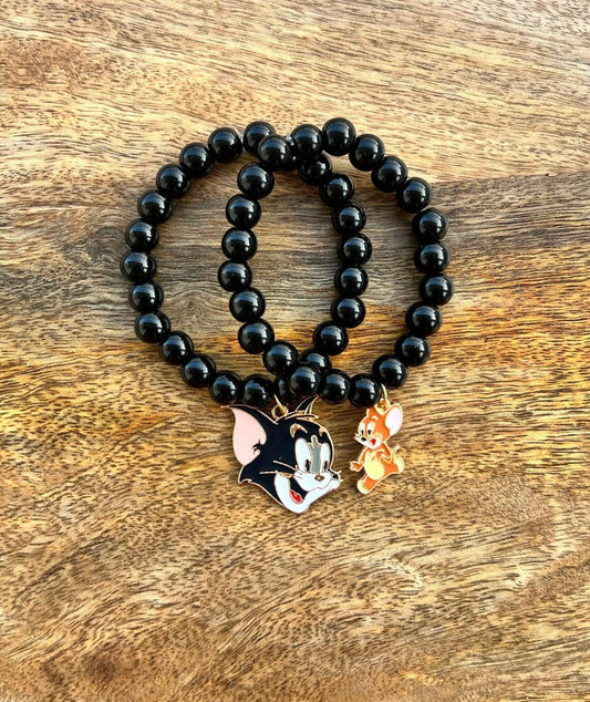 Tom & Cherry Couple / Best Friends Bracelet (Set of 2)