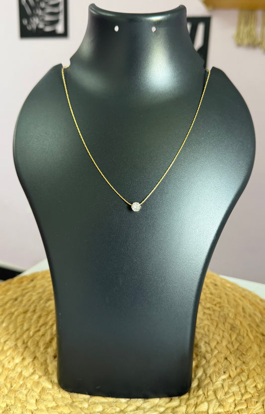 The Orbital Anti Tarnish Neck Chain