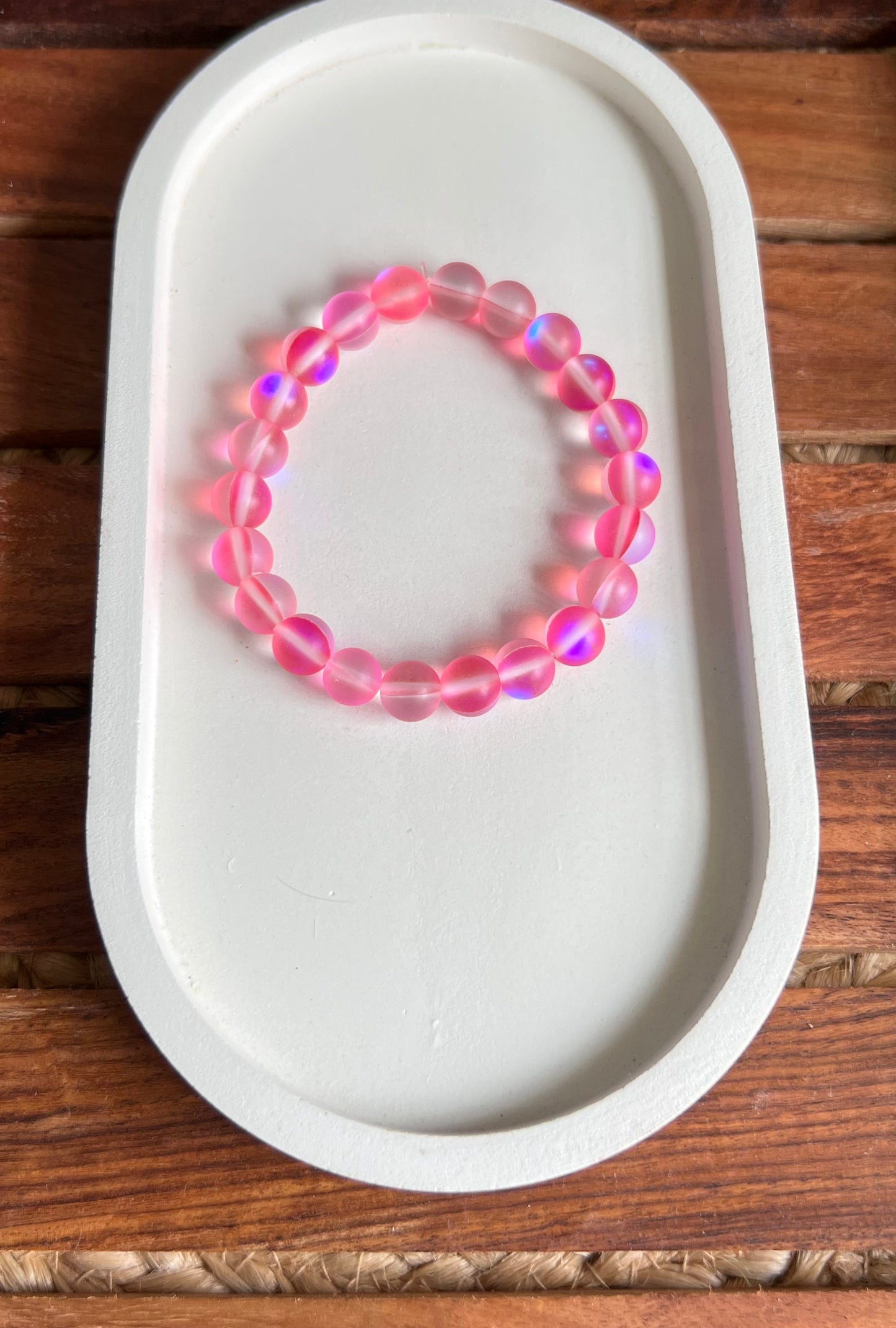 AuraPop Twins - Semi Precious Beads Bracelet ( 2 Pieces)