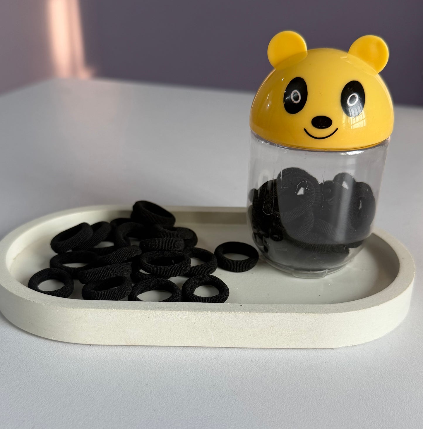 Black Basic Mini Hairband Set