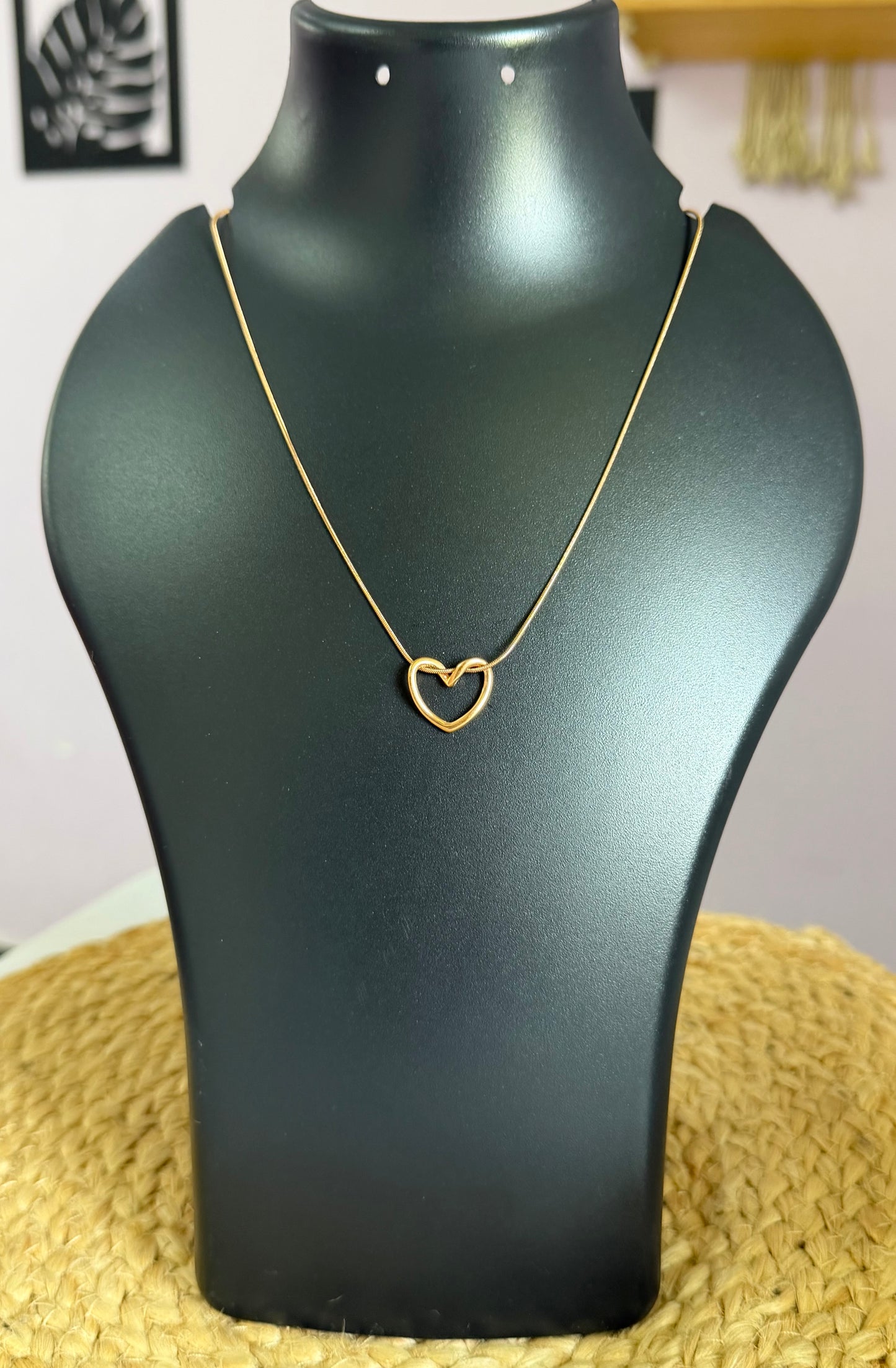 Classic Heart Chain - Fade Proof - Copper Colour