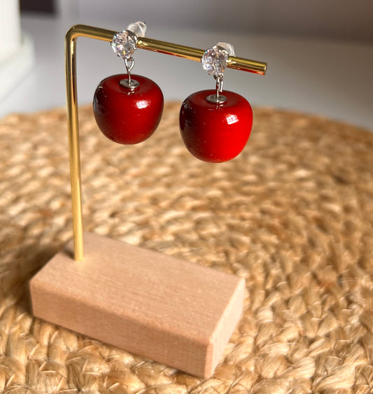 Korean Style Cherry Earrings
